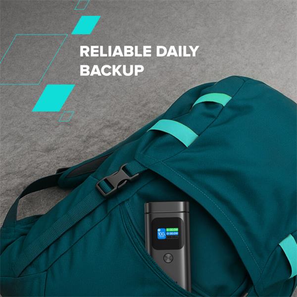 Canyon OnPower 150, Powerbank, 15.000 mAh, 100W, displej, in:USB-C, out:2x USB-C/1xUSB-A, Qi2 bezdr. nabíjanie 