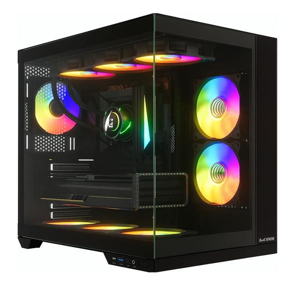 1stCOOL CubeTower DREAMER, skrinka ATX, USB3.0, USB-C, čierna 