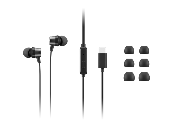 Lenovo USB-C Wired In-Ear Headphones 
