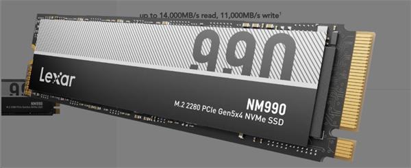 Lexar® 2TB NM990 M.2 NVMe PCIE up to 14000MB/s Read and 10000 MB/s write 