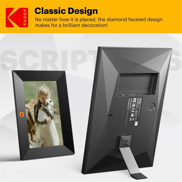 KODAK RCF-702P BLK 7" fotorámik Wifi, čierny 