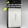 Canyon OnPower 511, Powerbank, 10.000 mAh, 20W USB-C, MagSafe 15W Bezdrôtové nabíjanie, displej, šedá 