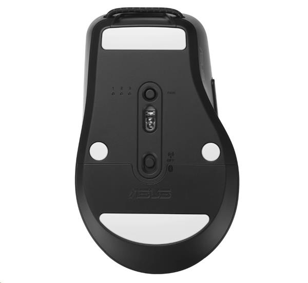 ASUS MOUSE SmartO MD200 SilentPlus čierna - optická bezdrôtová myš;;BT+2.4GHZ 