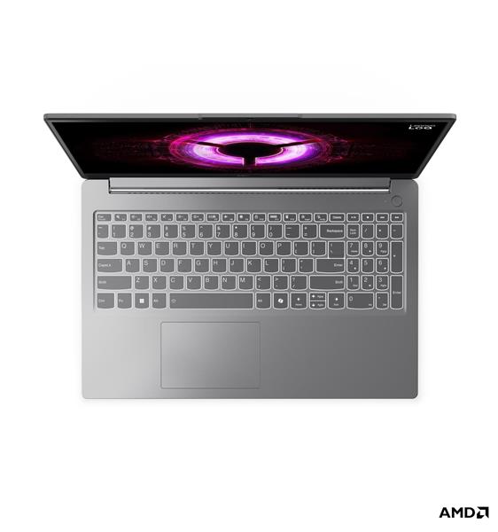 Lenovo IP LOQ 15ARP10E, Ryzen 5 150, 15.6˝ 1920 x 1080 FHD, RTX3050/6GB, 16GB, SSD 512GB, FDOS, šedý, 2y CI 