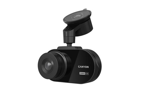 Canyon DVR25, kamera do auta s nahrávaním, 2.5K WQHD at 30 fps, 3´´ dotykový displej 
