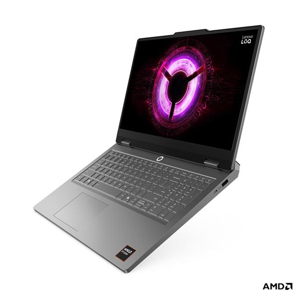 Lenovo IP LOQ Essential 15ARP11, Ryzen 7 170, 15.6˝ 1920 x 1080 FHD, RTX 5060/8GB, 16GB, SSD 1TB, FDOS, šedý, 2y CI 