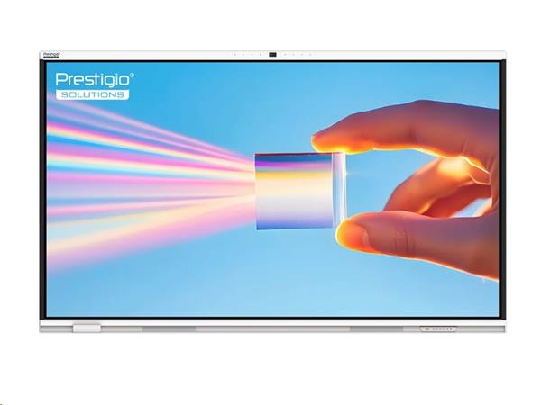 65" PRESTIGIO SOLUTIONS  PRISM Séria, Android 14 EDLA + upgr 16, 50 dotyk, 9H, 3x20W, AI Kamera, 100 000:1, 