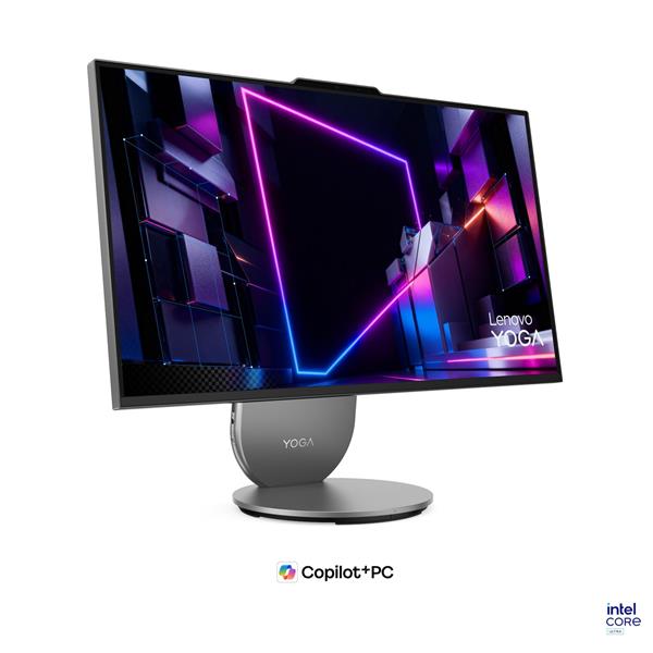 Lenovo IC Yoga AIO 27IPH11, Ultra 7 356H, 27.0˝ 2560, UMA, 32GB, SSD 1TB, W10Pro, šedý, 3y PS 