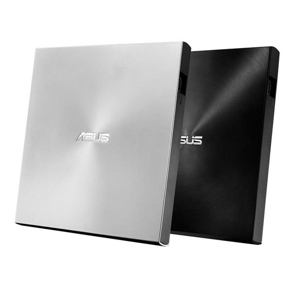 ASUS SDRW-08U7C-U external ultraslim DVD-RW + 3x Hardcoat DVD, USB-C, čierna 