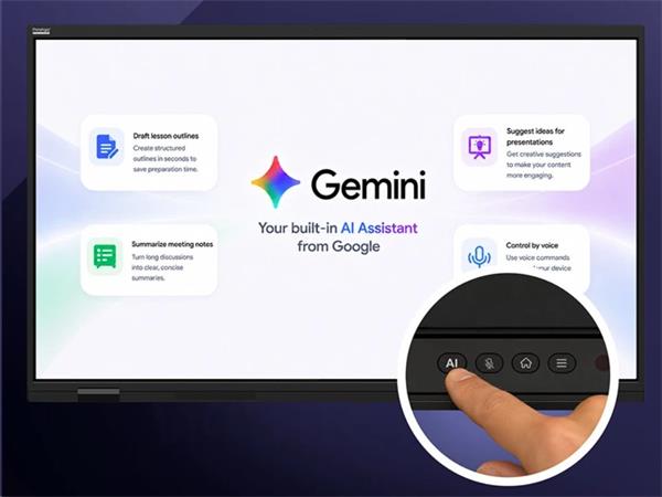 65" LIGHT GEN 7 Séria PRESTIGIO SOLUTIONS, Android 14 Google EDLA + upgr 16, 50 dotyk, 9H, 3x20W, 100 000:1, AI tlačidlo 