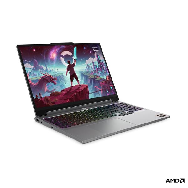 Lenovo IP LOQ 15AHP11, Ryzen 7 250, 15.3˝ 1920x1200 WUXGA, RTX 5060/8GB, 16GB, SSD 512GB, W11H, šedý, 2y CI bez AC 