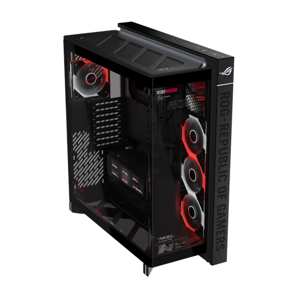 ASUS ROG CRONOX GR801 CURVE TG ARGB BLACK skrinka E-ATX čierna 