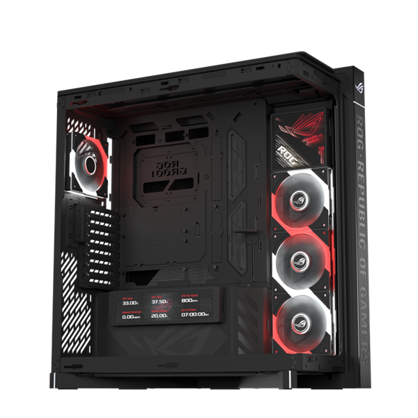 ASUS ROG CRONOX GR801 CURVE TG ARGB BLACK skrinka E-ATX čierna 