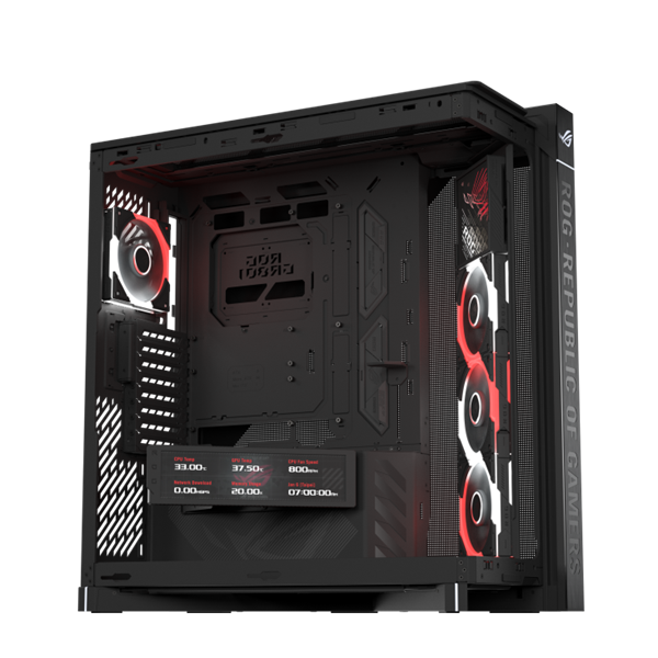 ASUS ROG CRONOX GR801 CURVE TG ARGB BLACK skrinka E-ATX čierna 