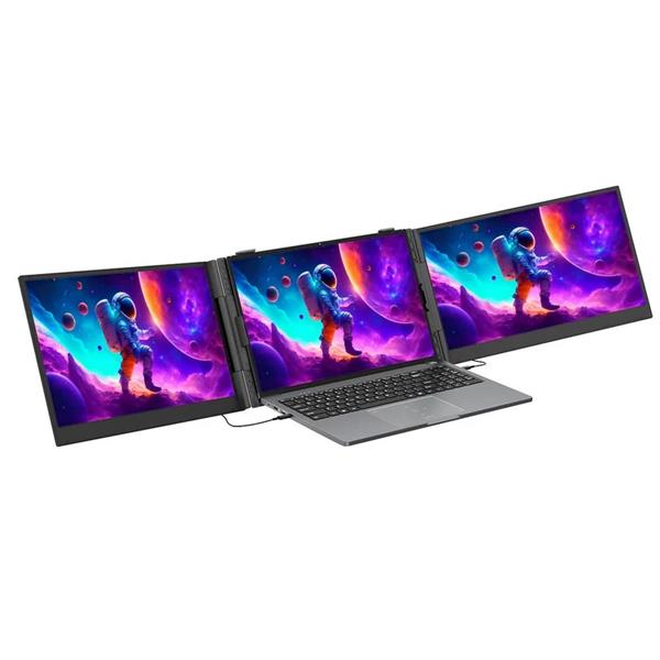 Portable monitor Blackview DCM8 Dual Screen 15.3inch 1920x1200 16:9 LCD 60Hz IPS 178 USB-C 3.1x3, sivo čierny 