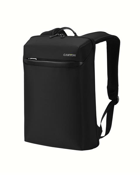 Canyon OnPack UR04, batoh na notebook do 15,6", 11 l, vodeodolný, ventilovaný chrbát, čierny 