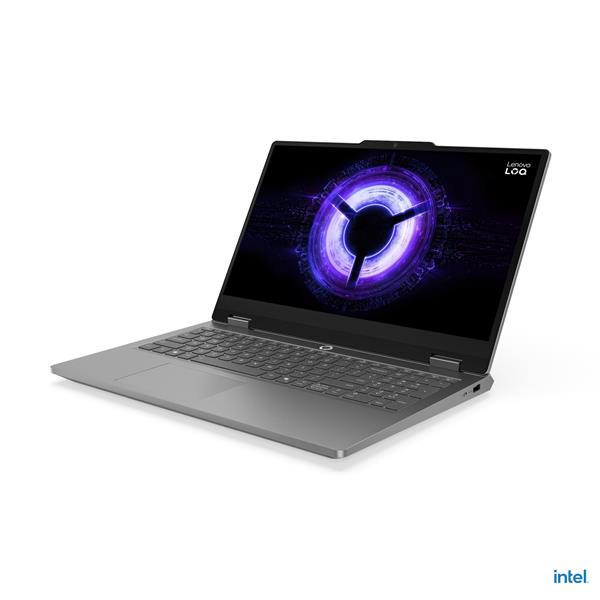 Lenovo IP LOQ Essential 15IRX11, i5-13450HX, 15.6˝ 1920 x 1080, RTX 5060/8GB, 16GB, SSD 512GB, FDOS, šedý, 2y CI bez AC 