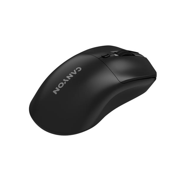 Canyon OnClick W06, bezdrôtová optická myš, 2.4 GHz USB, 800/1200/1600 DPI, 4 tlačidlá, čierna 