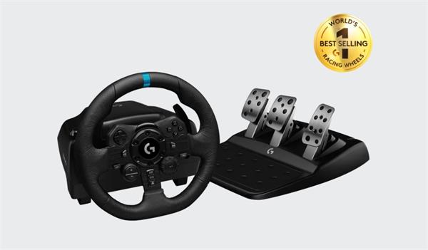 Logitech® G923 Racing wheel - BLACK - USB  - PLUGC - PC ONLY 
