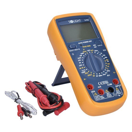 Solight profesionálny multimeter, tru RMS 