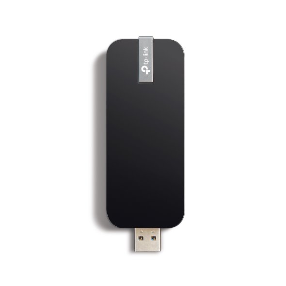 TP-LINK Archer T4U AC1300 high gain wireless MU-MIMO USB adapter, 2T2R, 867Mbps at 5GHz + 400Mbps at 2.4GHz 