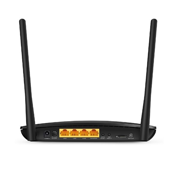 TP-LINK TL-MR6400 300Mbps Wireless N 4G LTE Router, build-in 150Mbps 4G LTE modem V4 