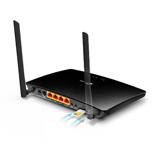 TP-LINK TL-MR6400 300Mbps Wireless N 4G LTE Router, build-in 150Mbps 4G LTE modem V4 