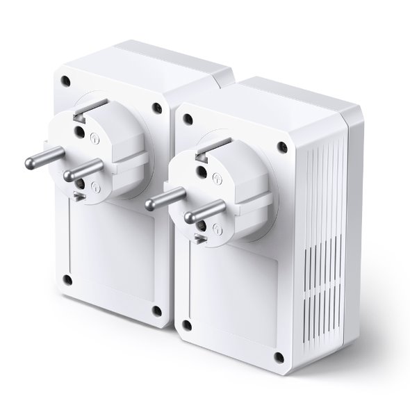 TP-LINK TL-PA4010PKIT AV600 Passthrough Powerline  KIT,Qualcomm, 1 Fast port,600Mbps Powerline 