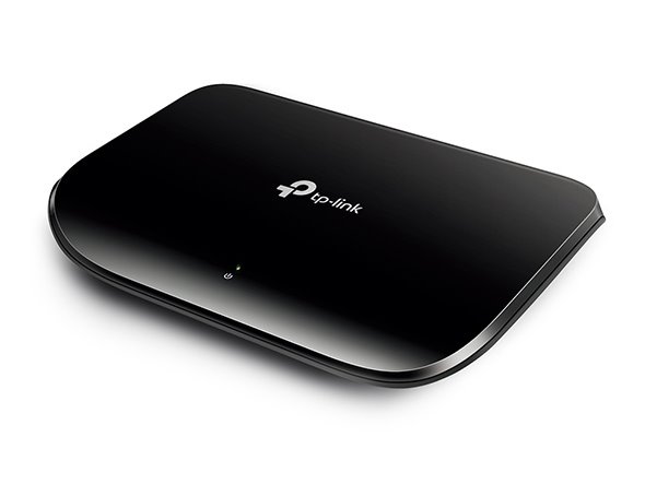 TP-LINK TL-SG1005D 5-Port Gigabit Desktop Switch, 5 Gigabit RJ45 Ports, Desktop Plastic Case 