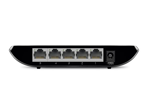 TP-LINK TL-SG1005D 5-Port Gigabit Desktop Switch, 5 Gigabit RJ45 Ports, Desktop Plastic Case 