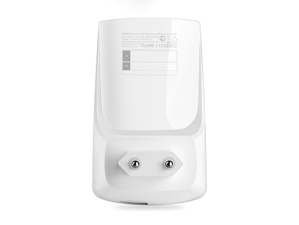 TP-LINK TL-WA850RE 300Mbps Wi-Fi Range Extender, Wall Plugged, 2 internal antennas, 1 10/100Mbps Port 