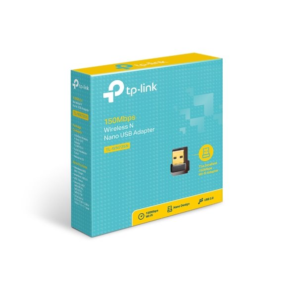 150Mbps Nano Wi-Fi USB Adapter SPEED: 150 Mbps at 2.4 GHz SPEC: USB 2.0  