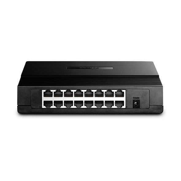 TP-LINK TL-SF1016D 16-Port 10/100M Desktop Switch, 16 10/100M RJ45 Ports, Desktop Plastic Case 