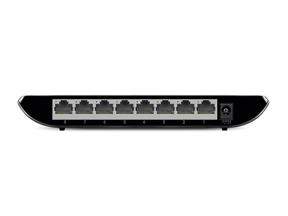 8-Port Gigabit Desktop Switch PORT: 8× Gigabit RJ45 Ports SPEC: Desktop Plastic Case FEATURE: Plug and Play 