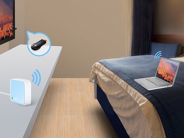 N300 Nano Pocket Wi-Fi Router SPEED: 300 Mbps at 2.4 GHz SPEC: 2× Internal Antennas, 1× Fast Ethernet WAN/LAN Port, 1× M 