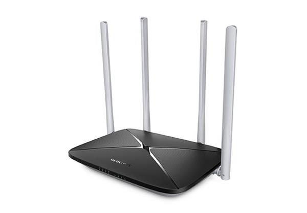 AC1200 Wireless Dual Band Router SPEED: 300 Mbps at 2.4 GHz + 867 Mbps at 5 GHz SPEC: 4× Fixed External Antennas, 3× 10/ 