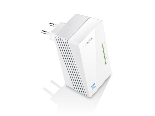 TP-LINK TL-WPA4220 AV600 Powerline Extender, Qualcomm,300Mbps at 2.4GHz,600Mbps Powerline 