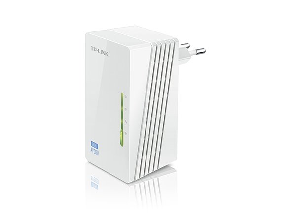 TP-LINK TL-WPA4220 AV600 Powerline Extender, Qualcomm,300Mbps at 2.4GHz,600Mbps Powerline 