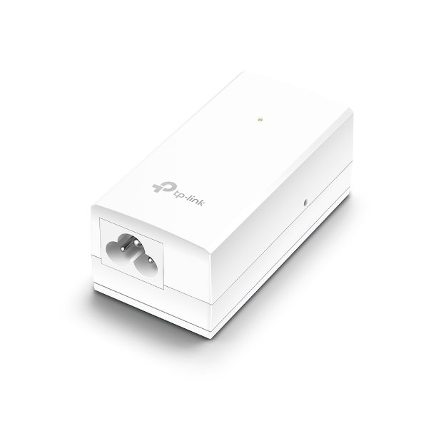 TP-LINK TL-POE2412G 24V Passive PoE Injector Adapter, Data and Power Carried over The Same Cable, 12W PoE Power 