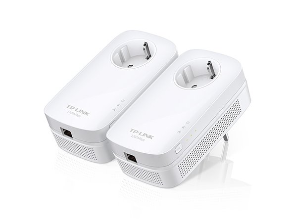 TP-LINK TL-PA8010PKIT AV1300 Passthrough Powerline Kit, Qualcomm,  1 Gigabit Port,1300Mbps Powerline  