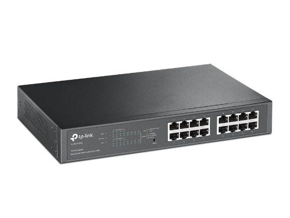 TP-LINK TL-SG1016PE 16-Port Gigabit PoE+ Easy Smart Switch, 16 Gigabit RJ45 Ports including 8 PoE+ Ports 