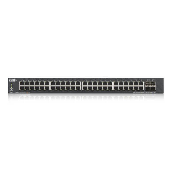 Zyxel XGS1930-52, 52 Port Smart Managed Switch, 48x Gigabit Copper and 4x 10G SFP+, hybird mode, standalone or NebulaFle 