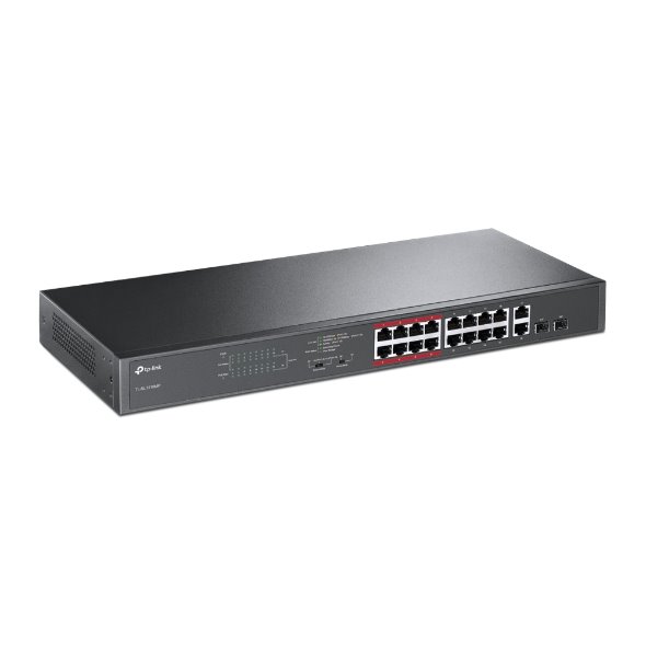 24-Port 10/100 Mbps + 2-Port Gigabit Rackmount Switch with 24-Port PoE+  PORT: 24× 10/100 Mbps PoE+ Ports, 2× Gigabit No 