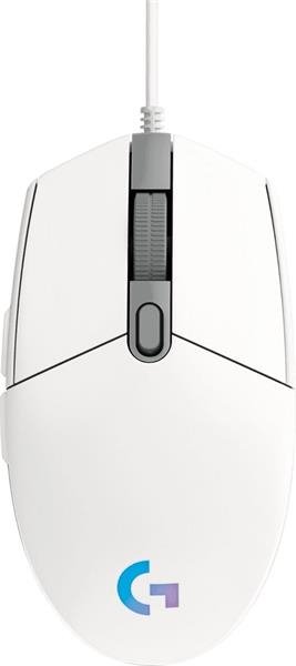 Logitech® G102 2nd Gen LIGHTSYNC Gaming Mouse - WHITE - USB 