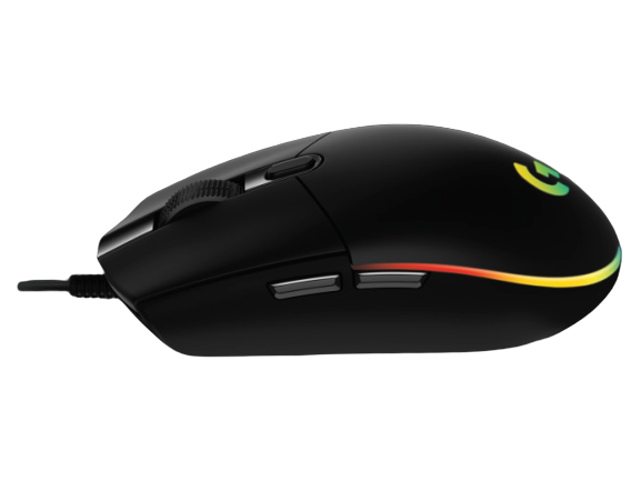 Logitech® G203 2nd Gen LIGHTSYNC Gaming Mouse - BLACK - USB 