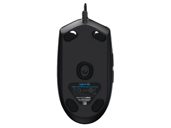 Logitech® G203 2nd Gen LIGHTSYNC Gaming Mouse - BLACK - USB 