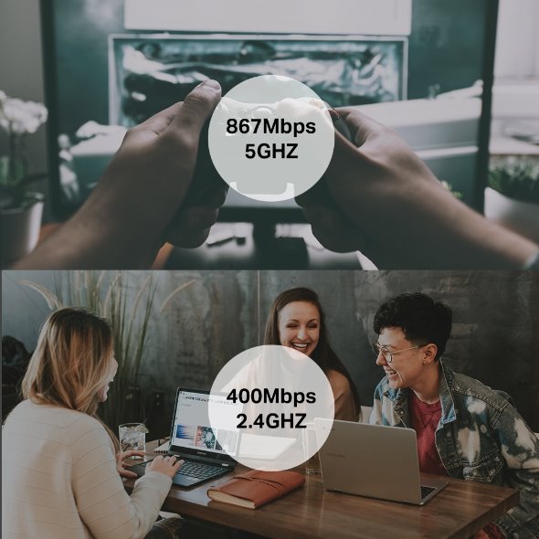 TP-LINK AC1300 Mini Wi-Fi MU-MIMO USB Adapter?Mini Size, 867Mbps at 5GHz + 400Mbps at 2.4GHz, USB 3.0 