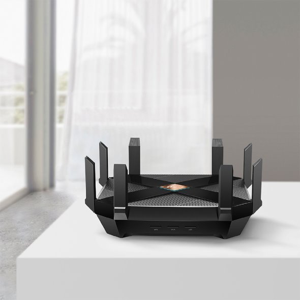 TP-LINK AX6000 Next-Gen Wi-Fi Router, Broadcom 1.8GHz Quad-Core CPU, 4804Mbps at 5GHz+1148Mbps at 2.4GHz, One 2.5Gbps WA 
