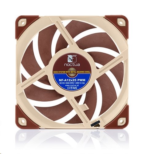 Noctua NF-A12x25 PWM ventilátor 120x120x25mm 