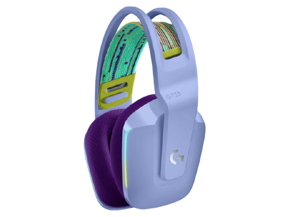 Logitech® G733 LIGHTSPEED Wireless RGB Gaming Headset - LILAC 
